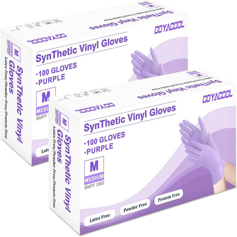Exam Glove Nitrile - 50/100 Buah Sarung Tangan Nitril Ungu