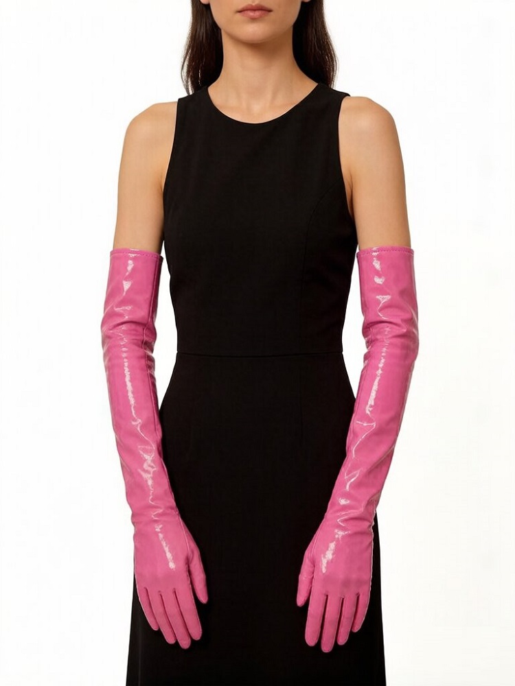 Leather Driving Glove - Sarung Tangan Wanita Panjang dari Kulit