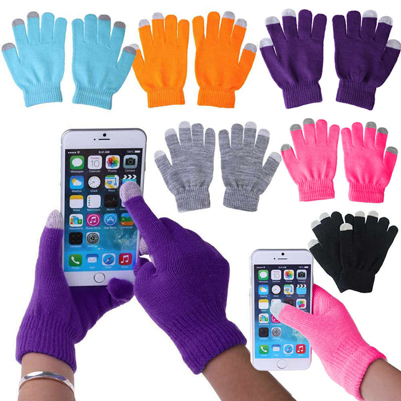 Touchscreen Glove Capacitive - Sarung Tangan Rajut Kapasitif Hangat Musim