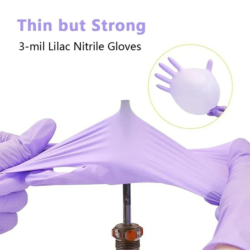 50/100 Buah Sarung Tangan Nitr - Exam Glove Nitrile ulasan dan harga