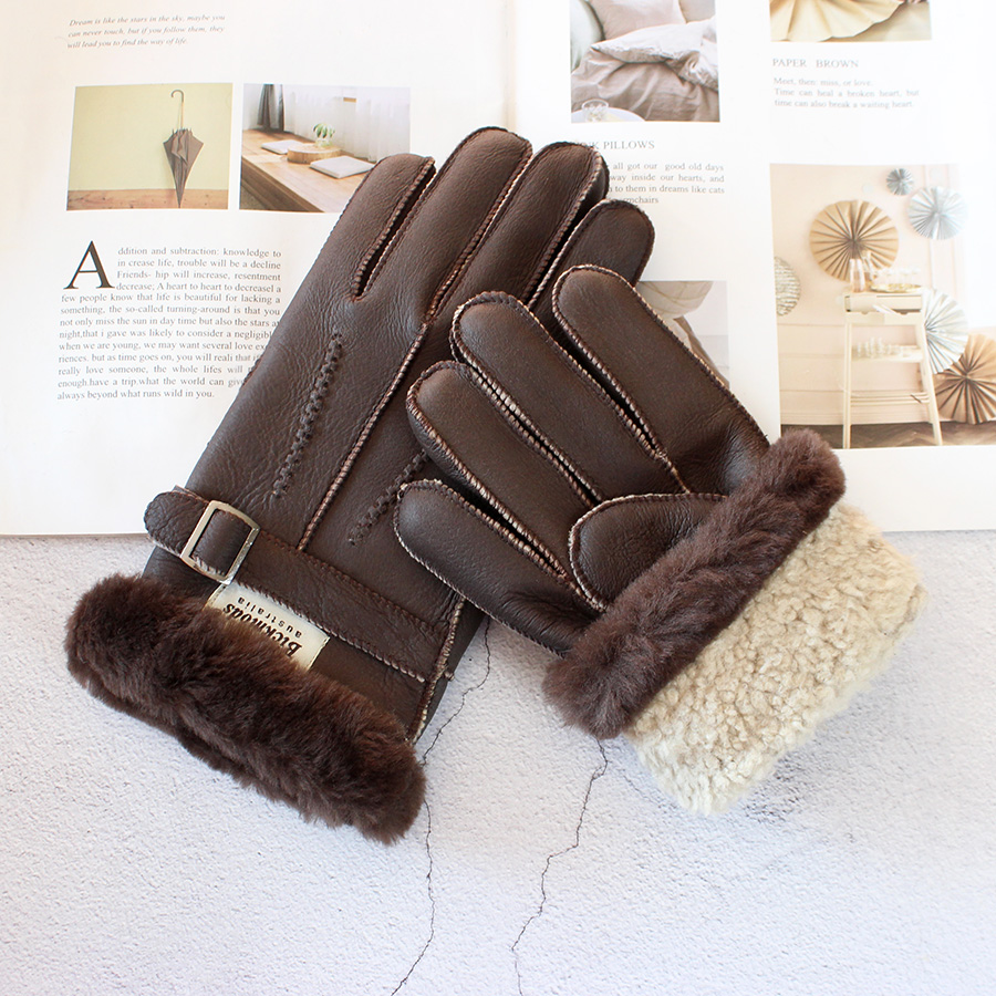 Sarung Tangan Bulu Domba Pria  - Leather Driving Glove ulasan dan harga