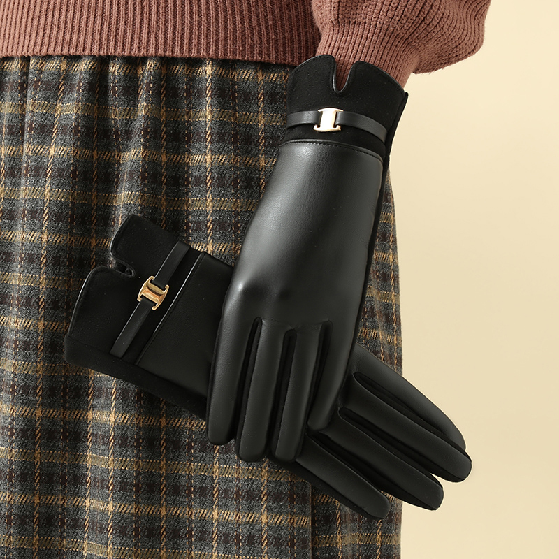 1 Pasang Sarung Tangan untuk W - Leather Driving Glove ulasan dan harga